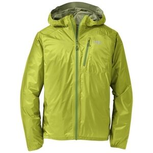 Outdoor Research Hellium 1,  Lime Performance Jacket, Size MED, Mint Condition